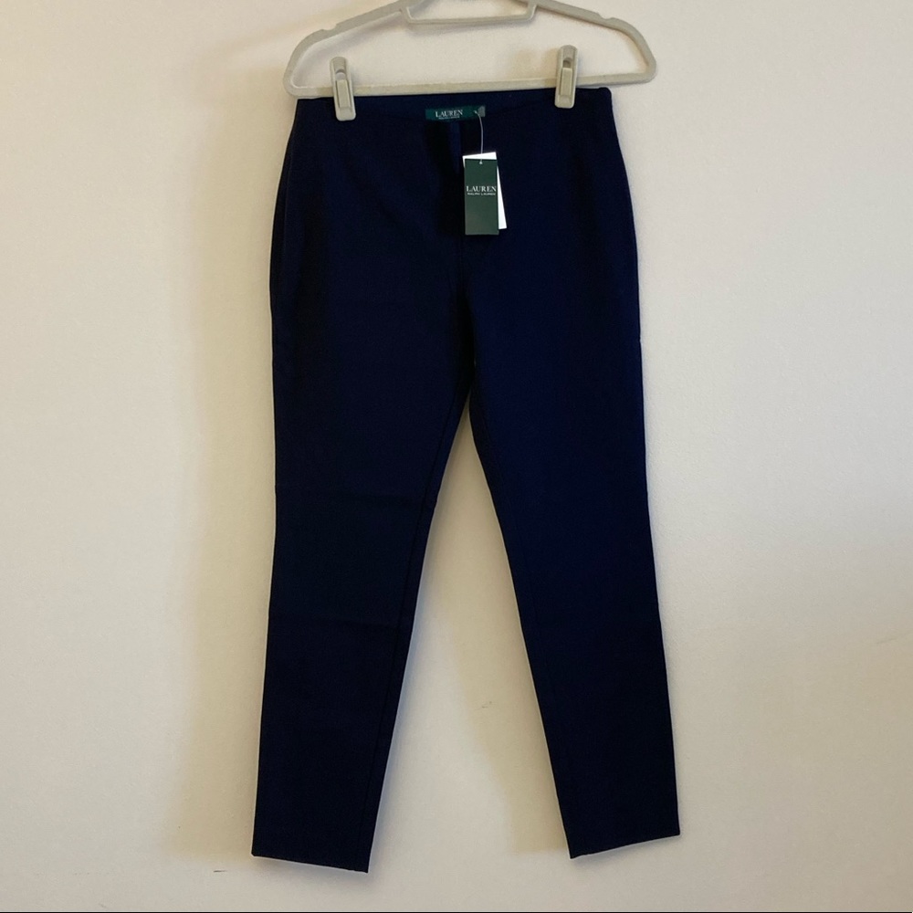 New Lauren Ralph Lauren navy pant, size 6